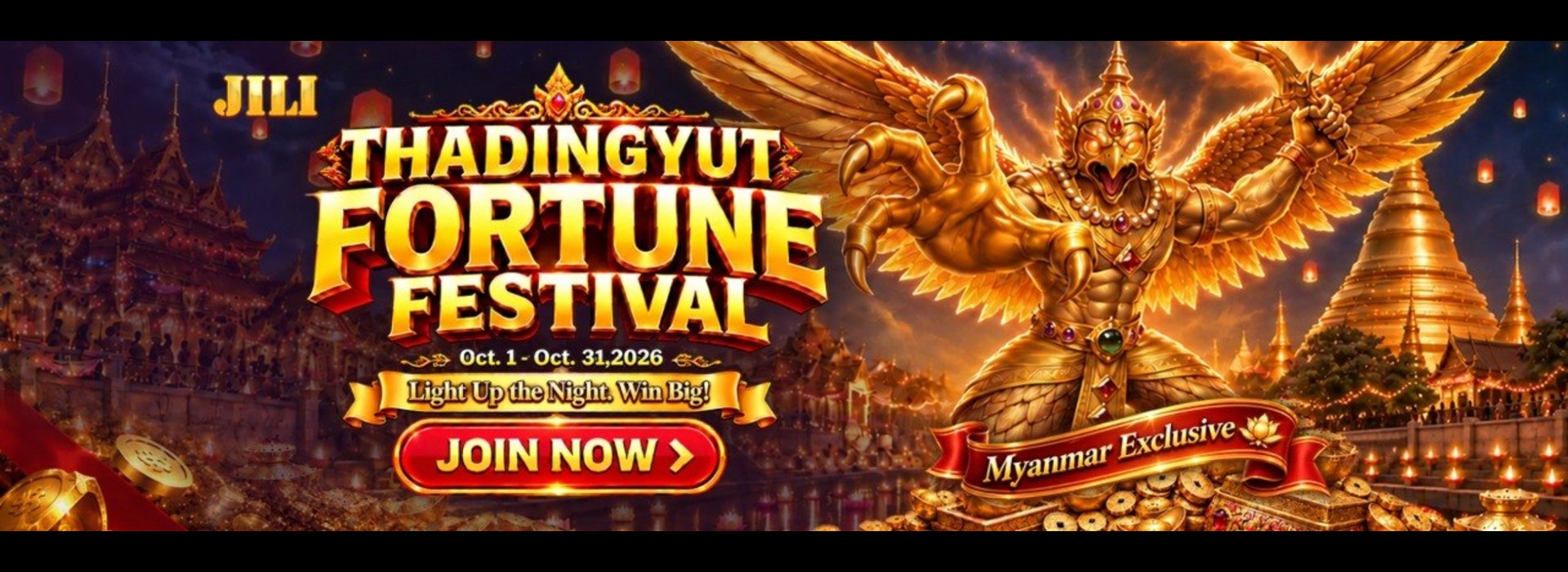 JILI Thadingyut Fortune Festival